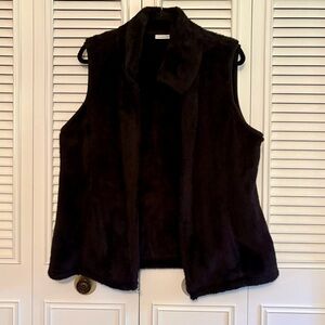 Croft & Barrow Black Vest Jackets & Coats